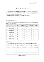 お客さまアンケート（表面）