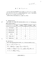 お客さまアンケート(表面)