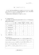 お客さまアンケート（表面）